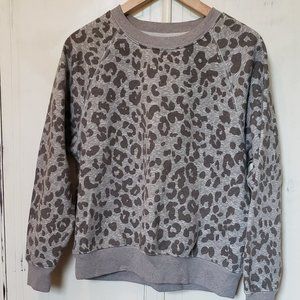 Old Navy Animal Print Crewneck Sweatshirt